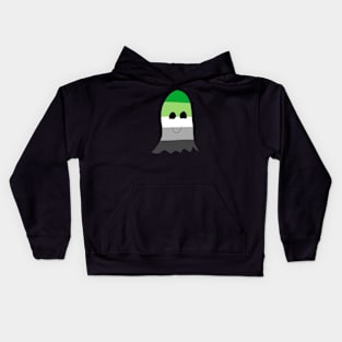 Aromantic Pride Ghost Kids Hoodie